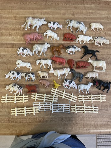Lot vintage plastic farm - lot,